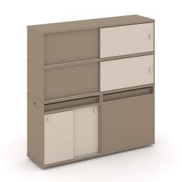 Набор 26 Тумба двойная с надставкой ES.NB.2V-26